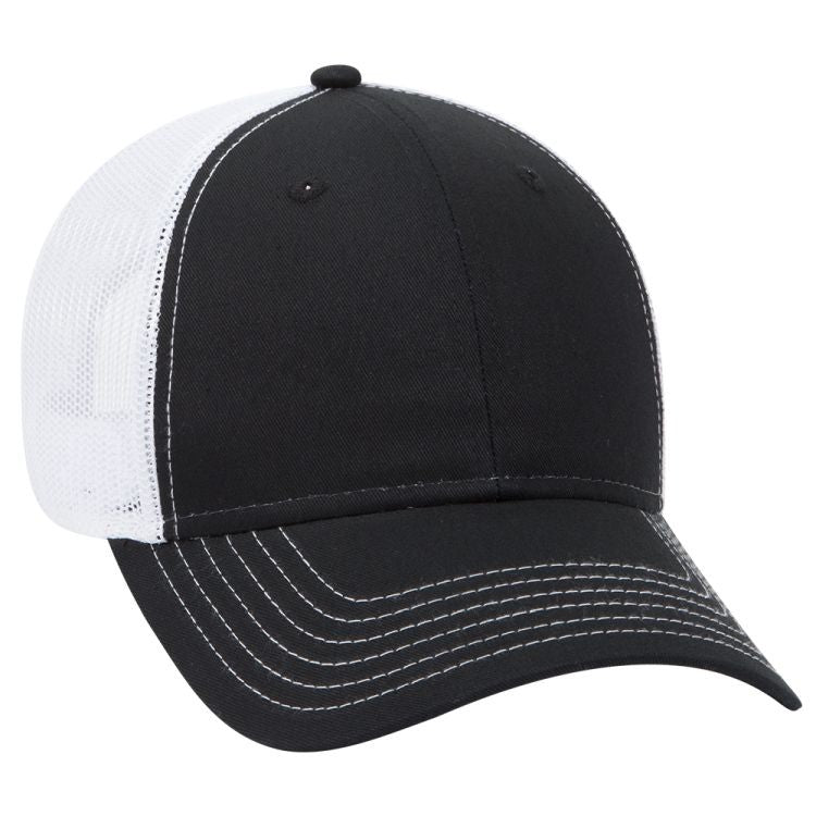 83-1239 OTTO CAP 6 Panel Low Profile Mesh Back Trucker Hat