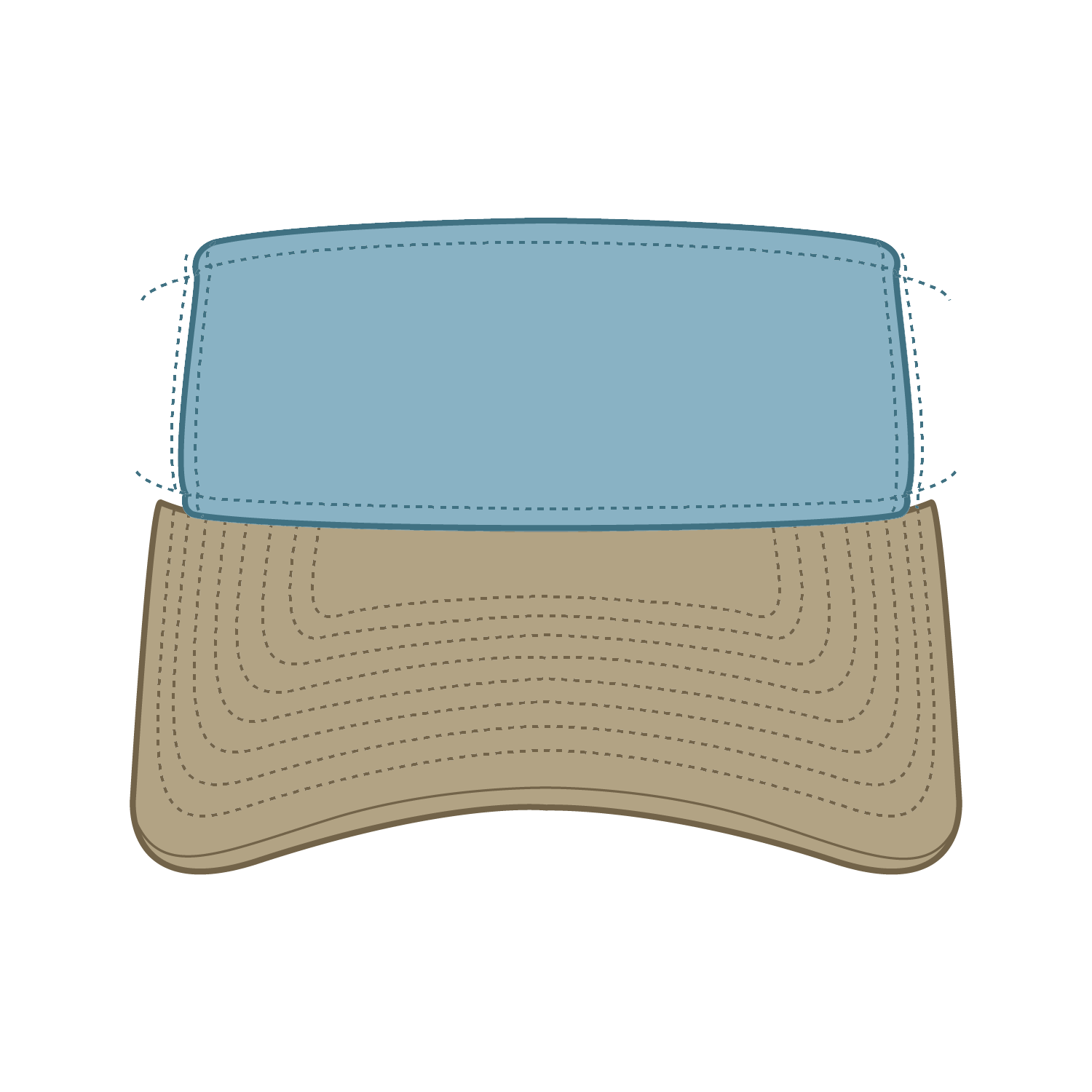 15-280 OTTO CAP "OTTO FLEX" Sun Visor