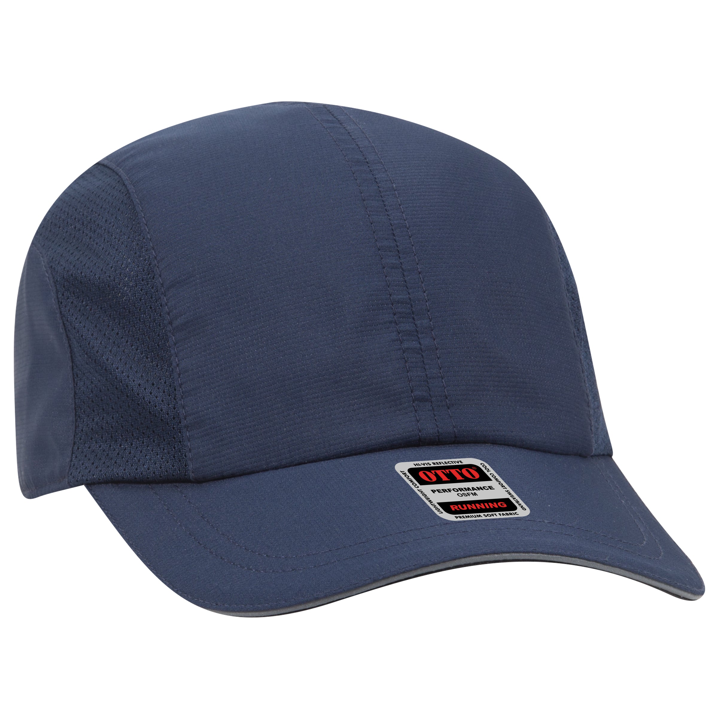 133-1240 OTTO CAP Reflective 6 Panel Running Hat