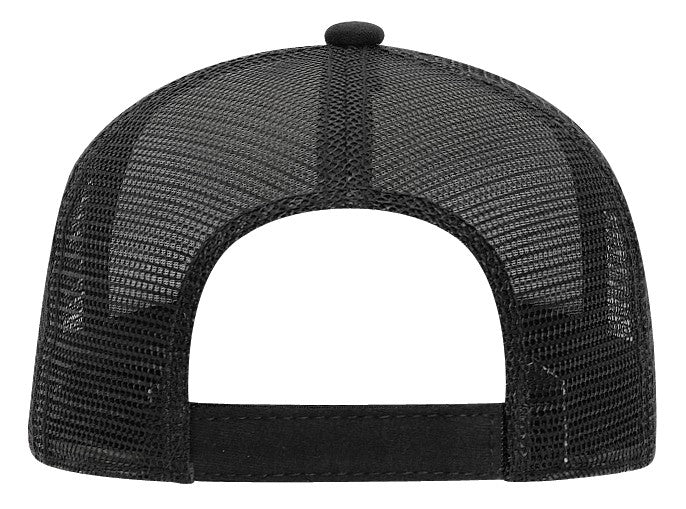 32-934 OTTO CAP 5 Panel Mid Profile Mesh Back Trucker Hat