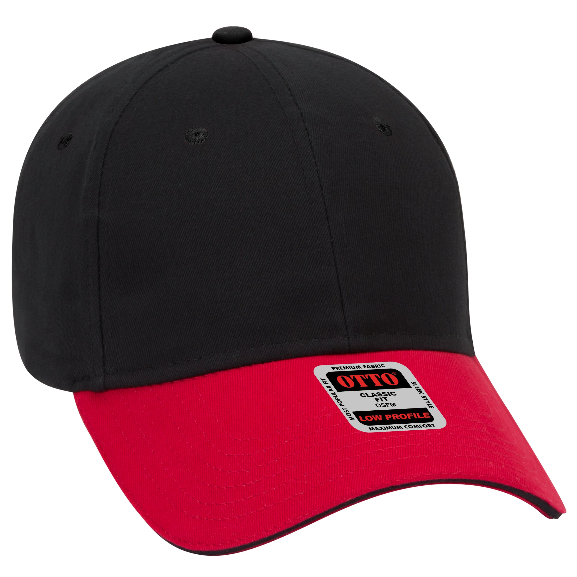 23-430 OTTO CAP 6 Panel Low Profile Baseball Cap