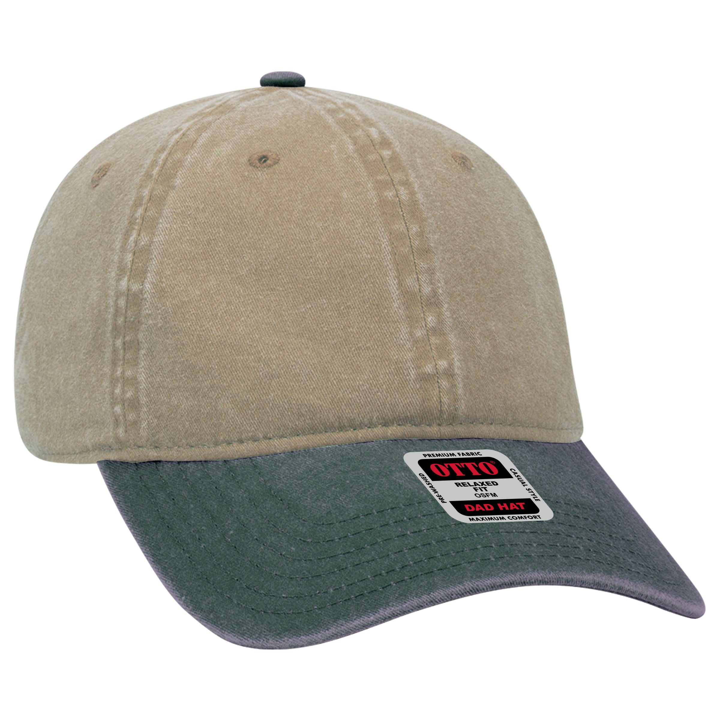 18-202 OTTO CAP 6 Panel Low Profile Dad Hat