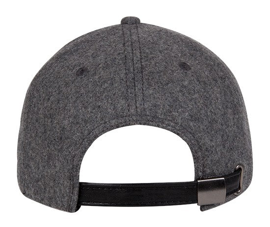 148-1200 OTTO CAP 6 Panel Mid Profile Flat Visor Strapback Hat
