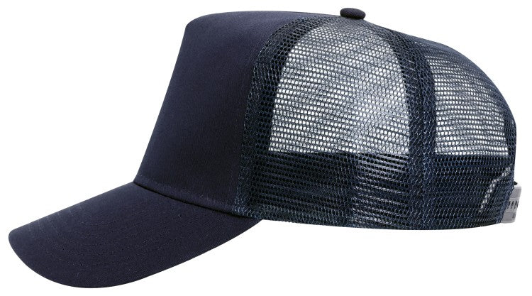32-1104 OTTO CAP 5 Panel Mid Profile Mesh Back Trucker Hat