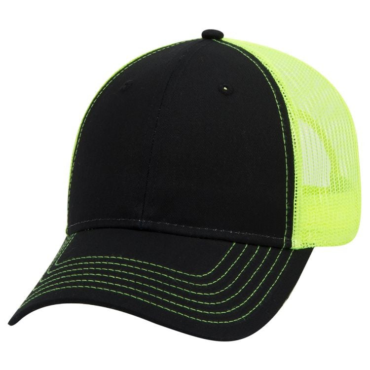 83-1239 OTTO CAP 6 Panel Low Profile Mesh Back Trucker Hat