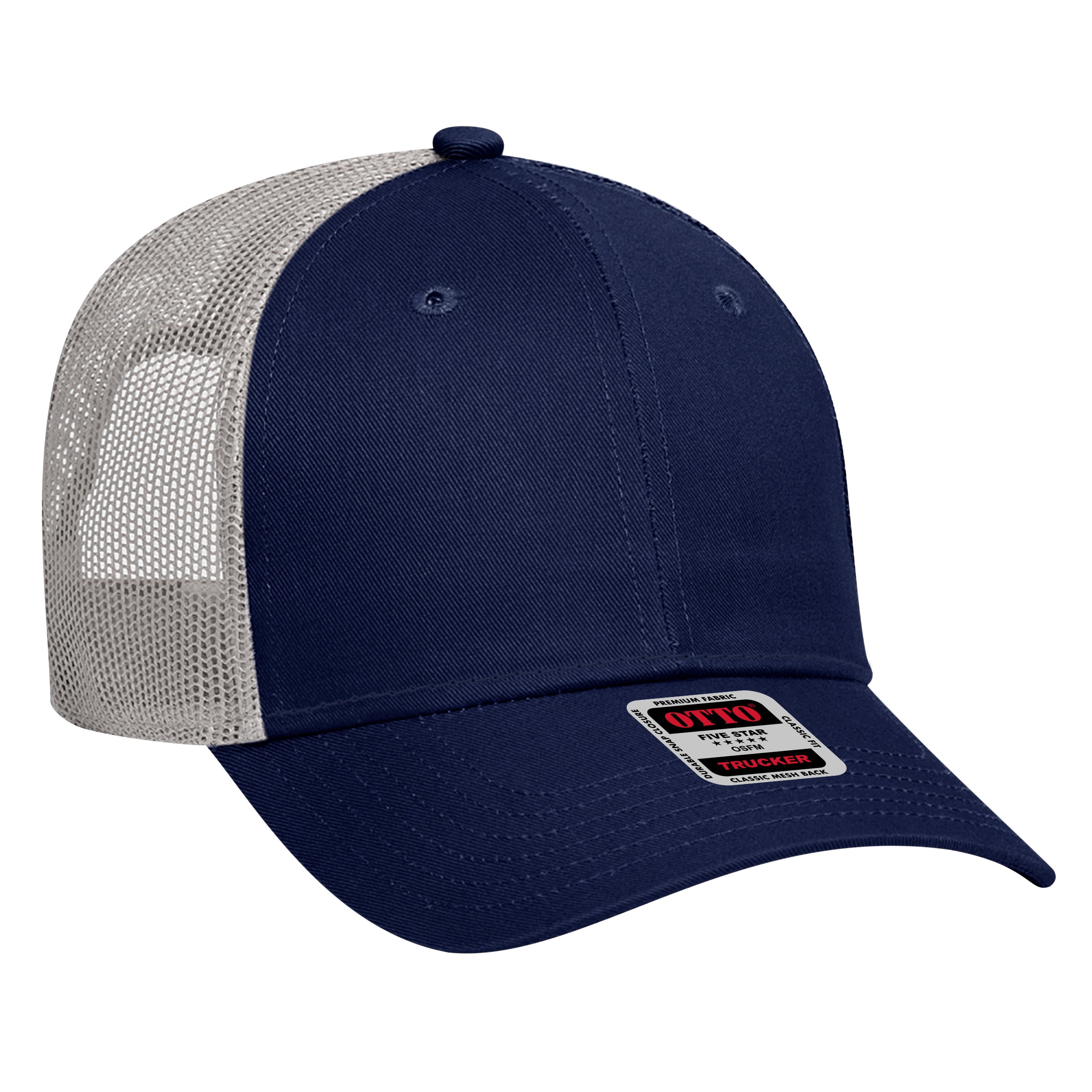 83-473 OTTO CAP 6 Panel Low Profile Mesh Back Trucker Hat