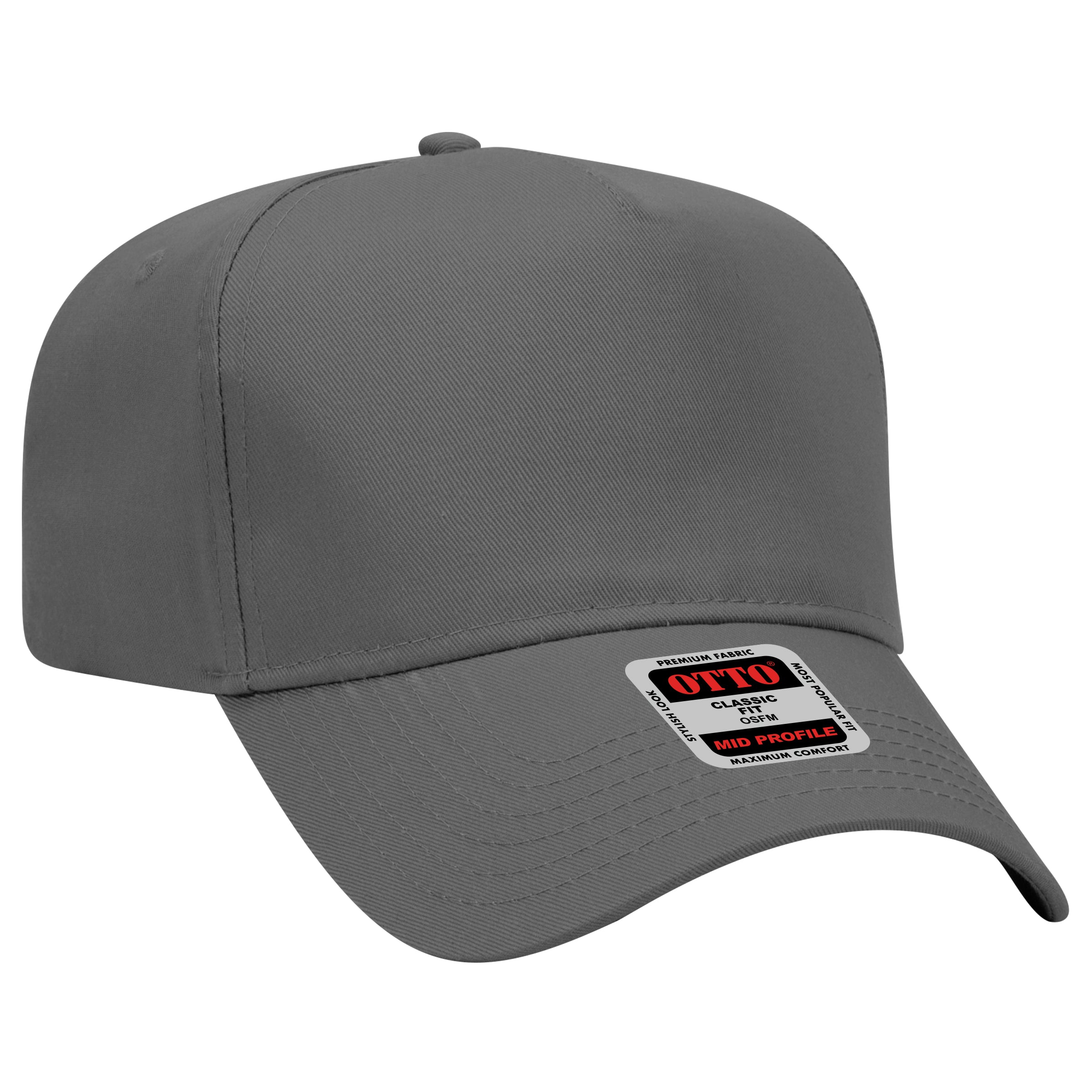 31-069 OTTO CAP 5 Panel Mid Profile Baseball Cap