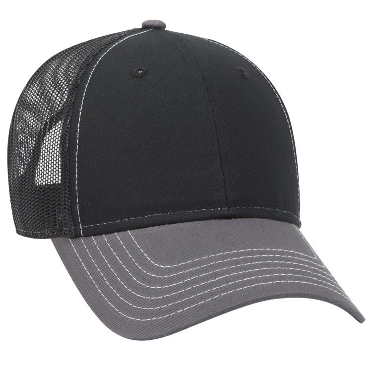 83-1239 OTTO CAP 6 Panel Low Profile Mesh Back Trucker Hat