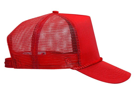 39-071 OTTO CAP 5 Panel Mid Profile Mesh Back Trucker Hat