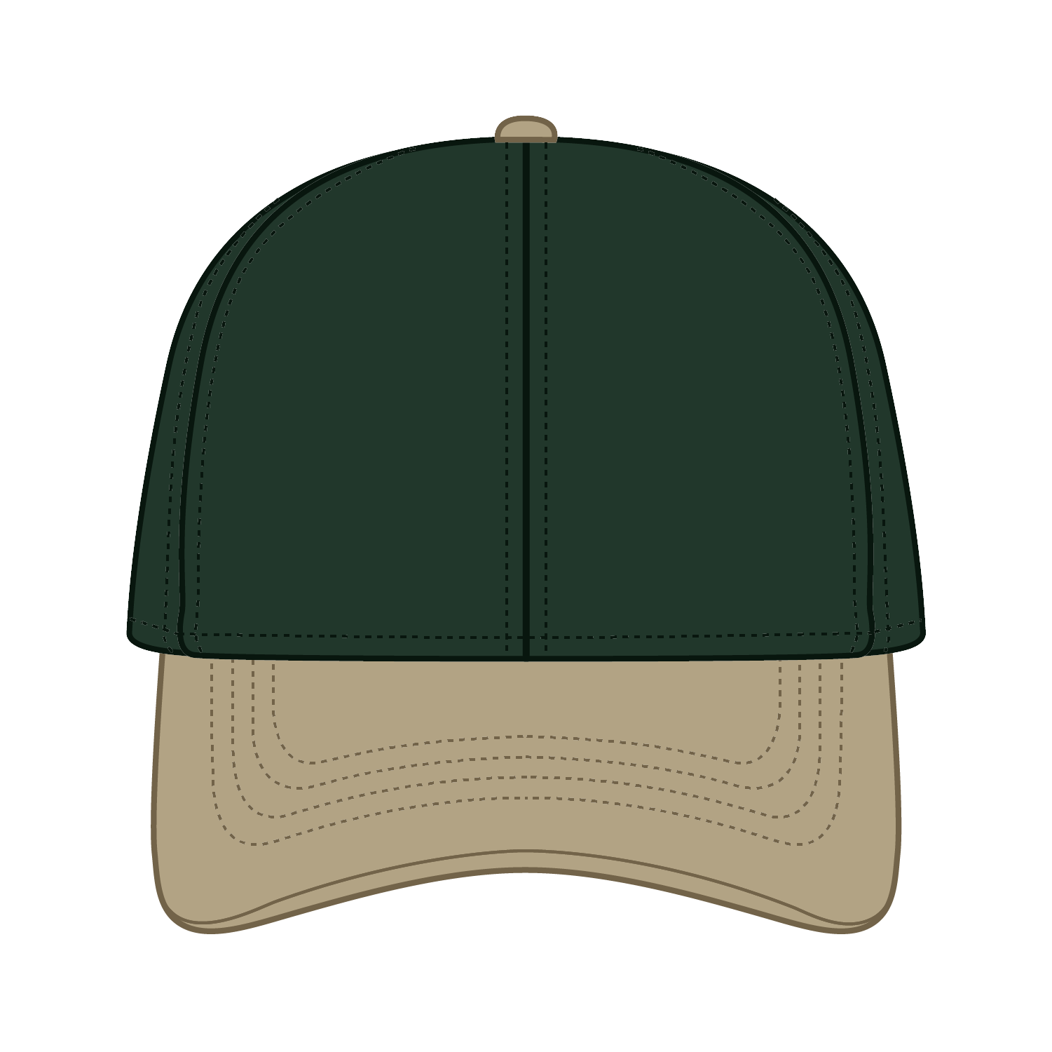 69-382 OTTO CAP 4 Panel Ponytail Cap