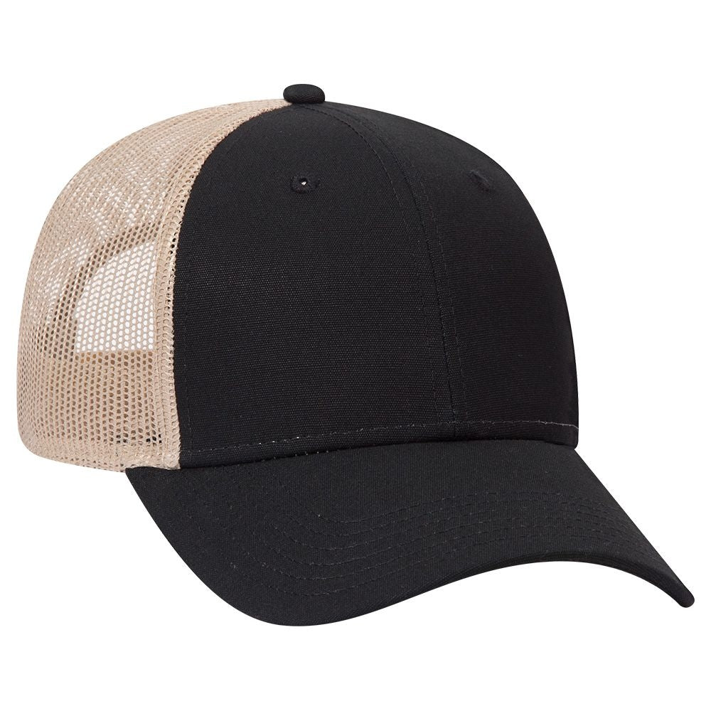 83-1273 OTTO CAP 6 Panel Low Profile Mesh Back Trucker Hat