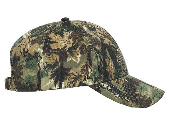 78-835 OTTO CAP Camouflage 6 Panel Low Profile Baseball Cap