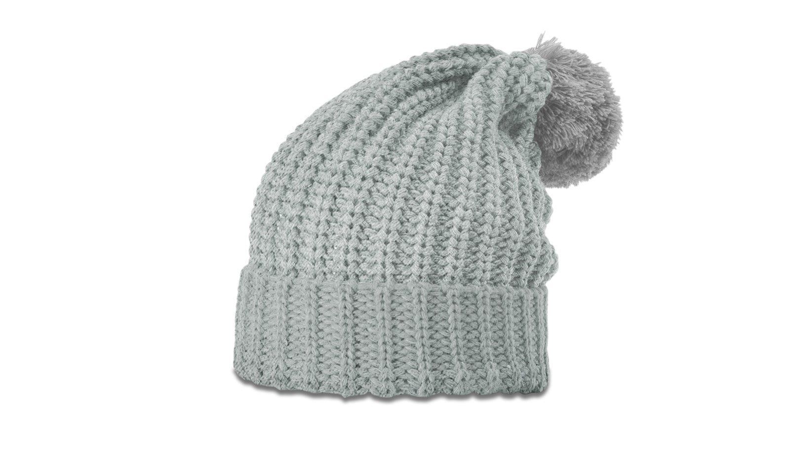 Richardson 143 Chunk Cable Beanie with Cuff &amp; Pom