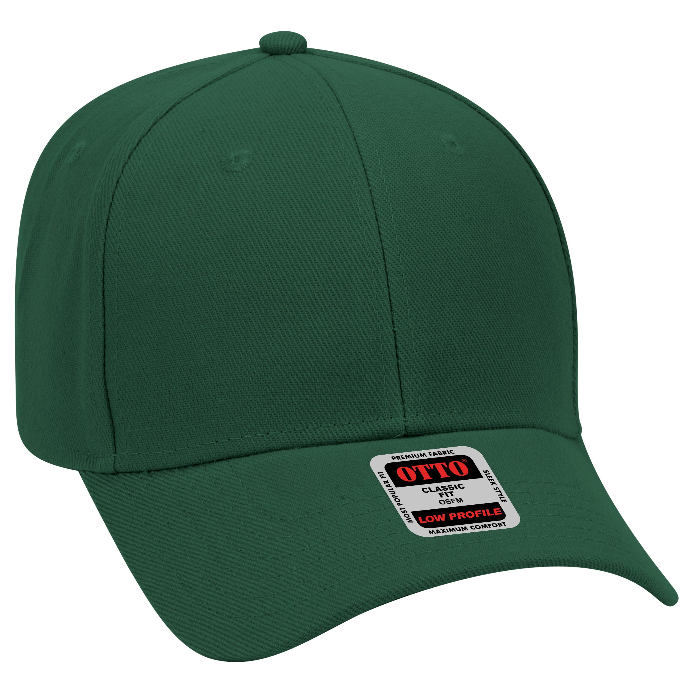 19-609 OTTO CAP 6 Panel Low Profile Baseball Cap
