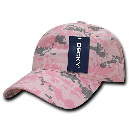 Decky 216 Relaxed Cotton Camo Cap with adjustable strap and camo pattern.