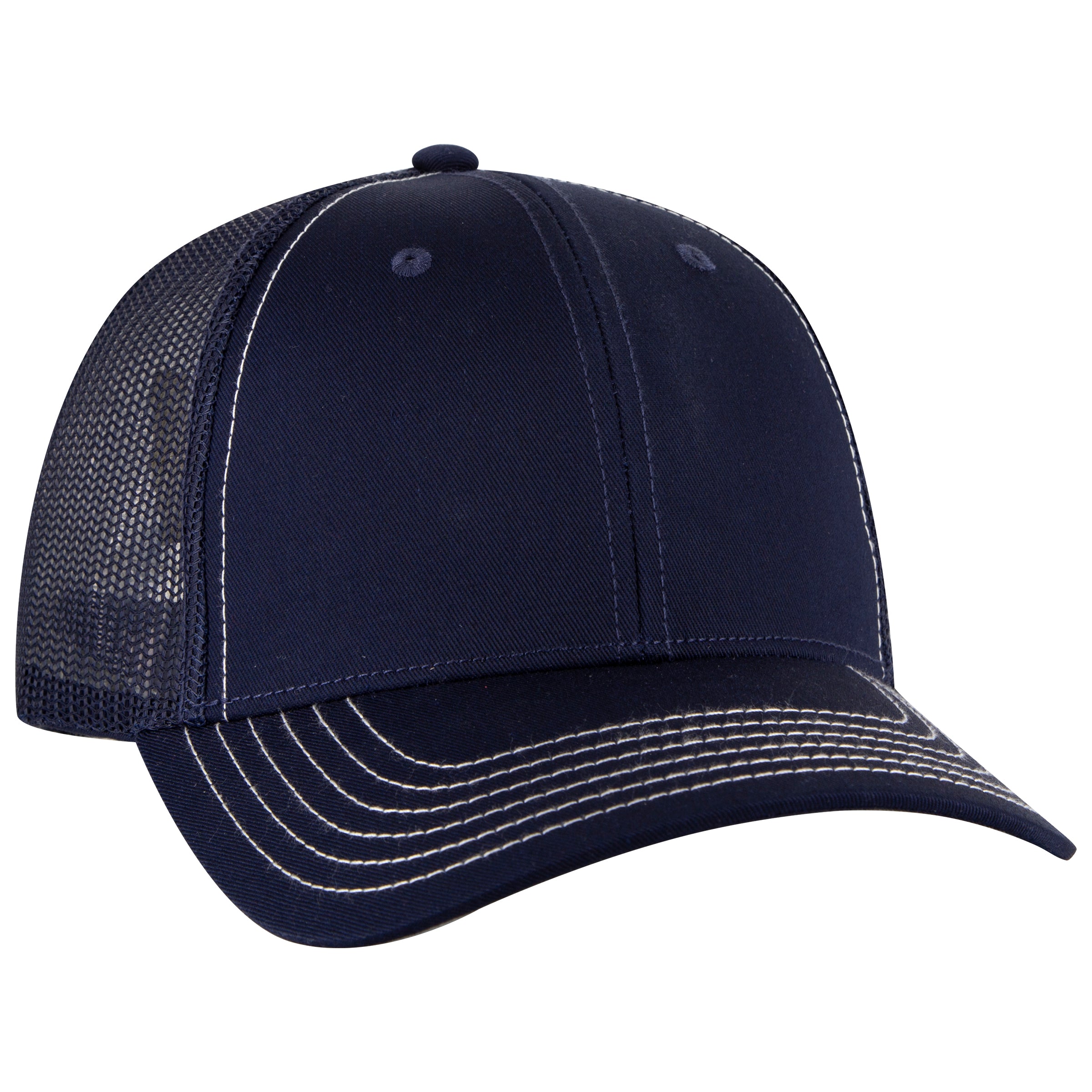 83-1239 OTTO CAP 6 Panel Low Profile Mesh Back Trucker Hat