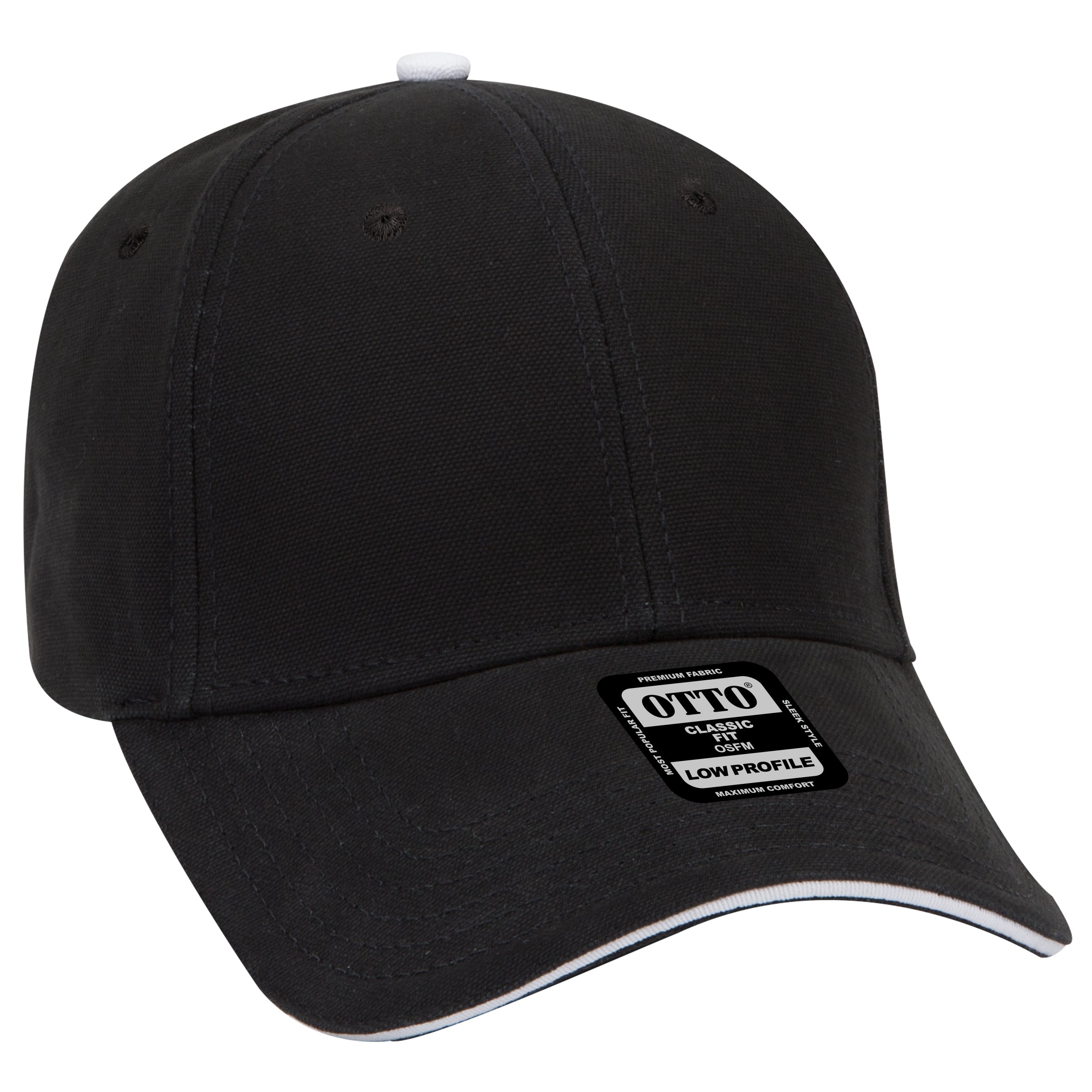 23-484 OTTO CAP 6 Panel Low Profile Baseball Cap