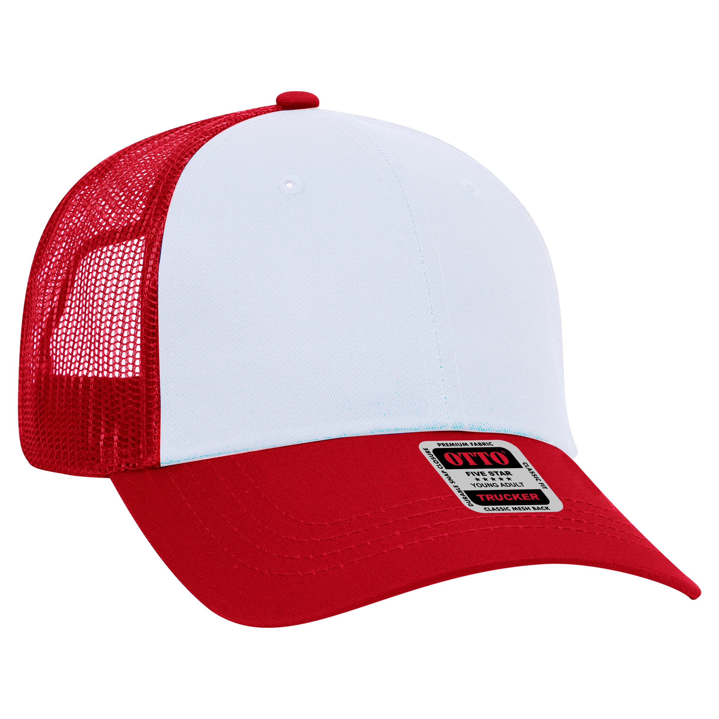 83-473 OTTO CAP 6 Panel Low Profile Mesh Back Trucker Hat