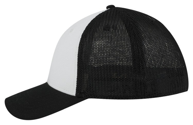 135-1230 OTTO CAP "OTTO FLEX" 6 Panel Low Profile Mesh Back Trucker Hat