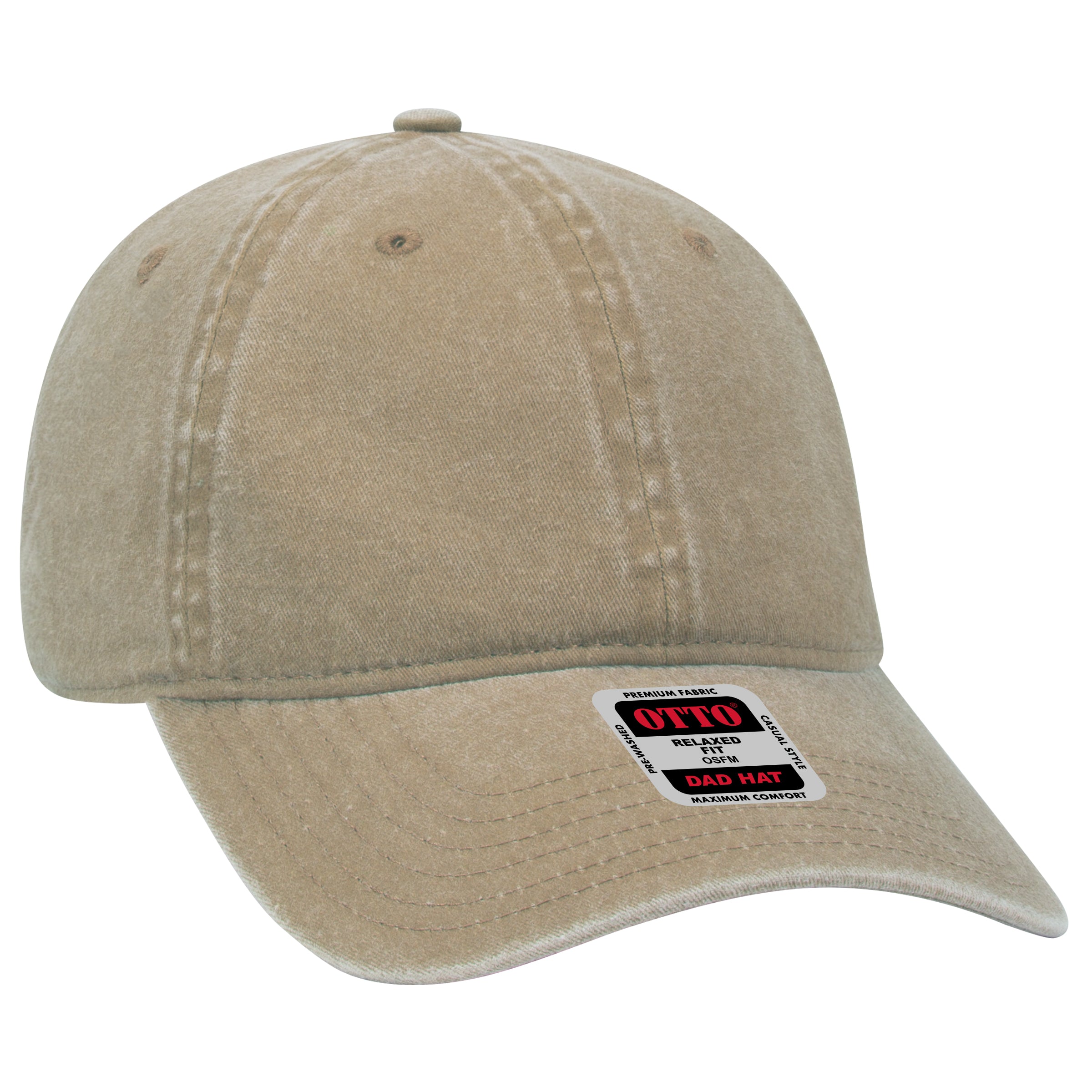 18-202 OTTO CAP 6 Panel Low Profile Dad Hat