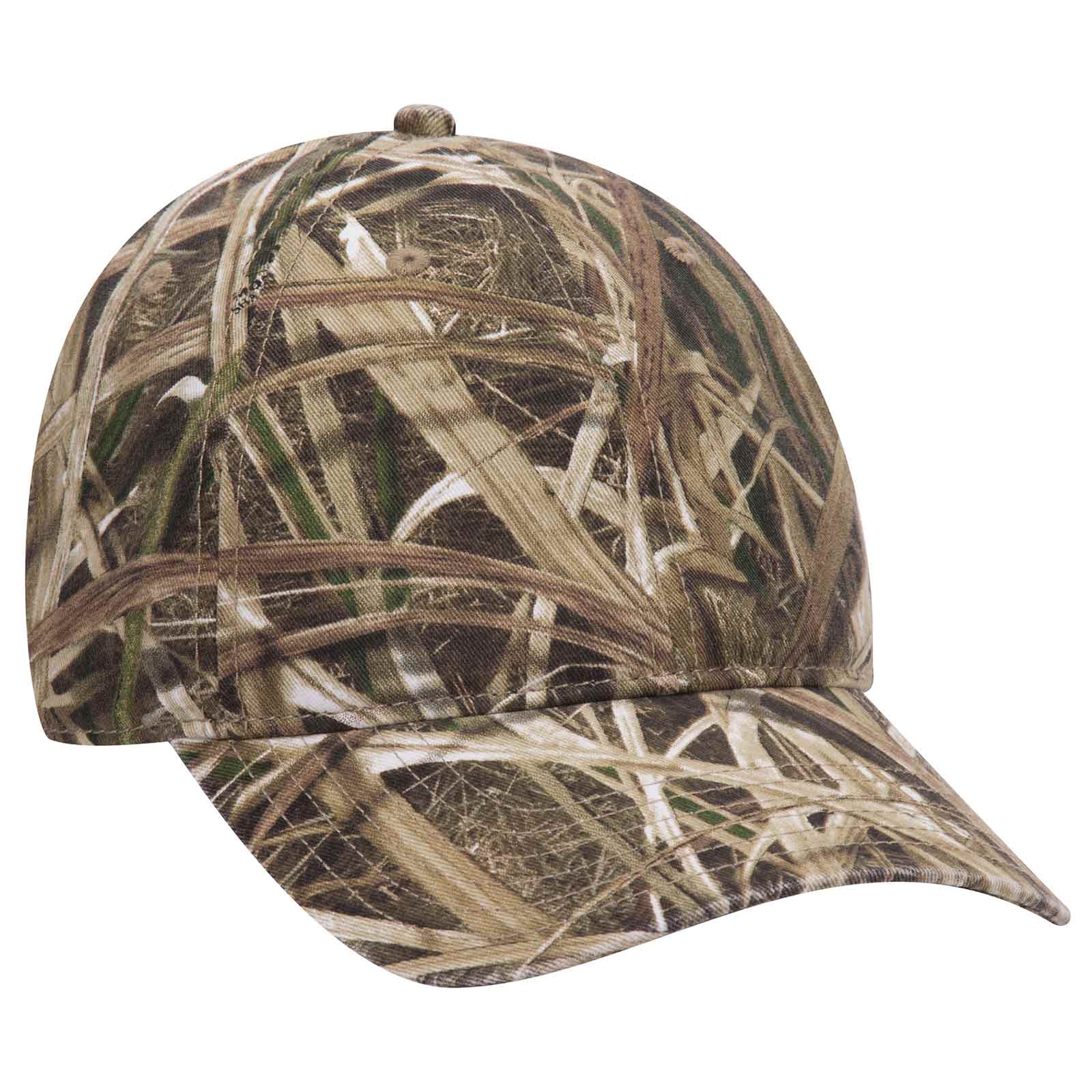 171-1296 OTTO CAP Mossy Oak Camouflage Garment Washed 6 Panel Low Profile Baseball Cap