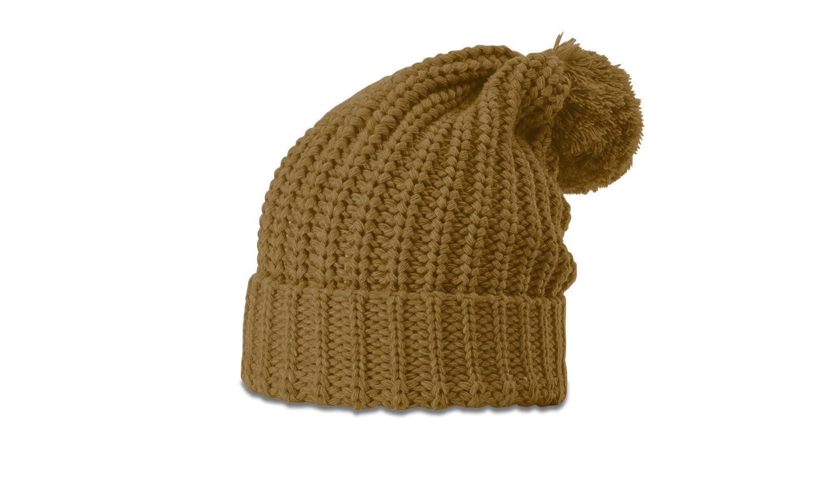 Richardson 143 Chunk Cable Beanie with Cuff &amp; Pom
