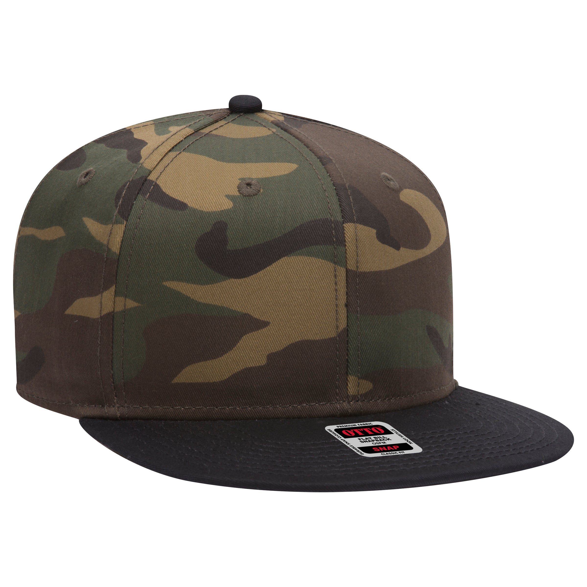 125-1038 OTTO CAP "OTTO SNAP" 6 Panel Mid Profile Snapback Hat