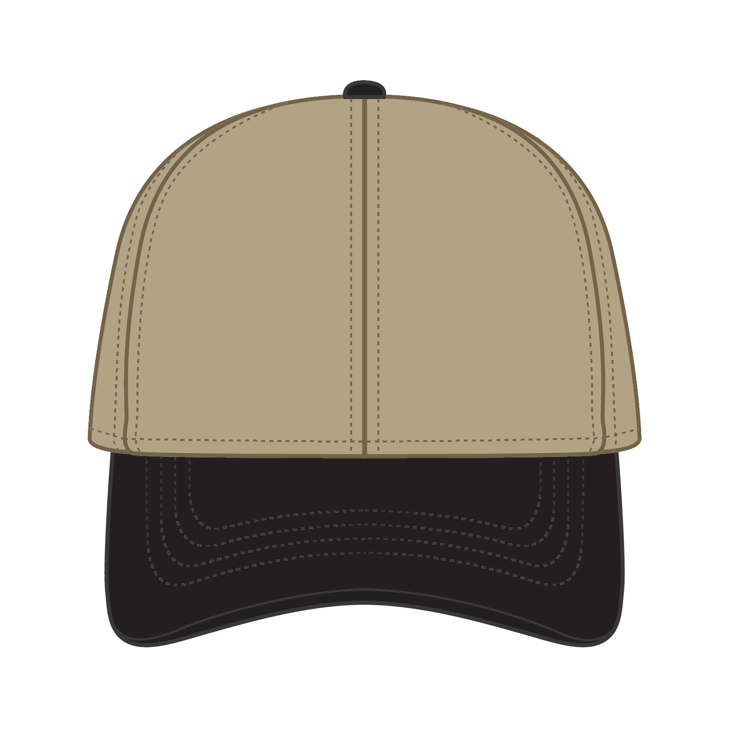 69-291 OTTO CAP 4 Panel Ponytail Cap