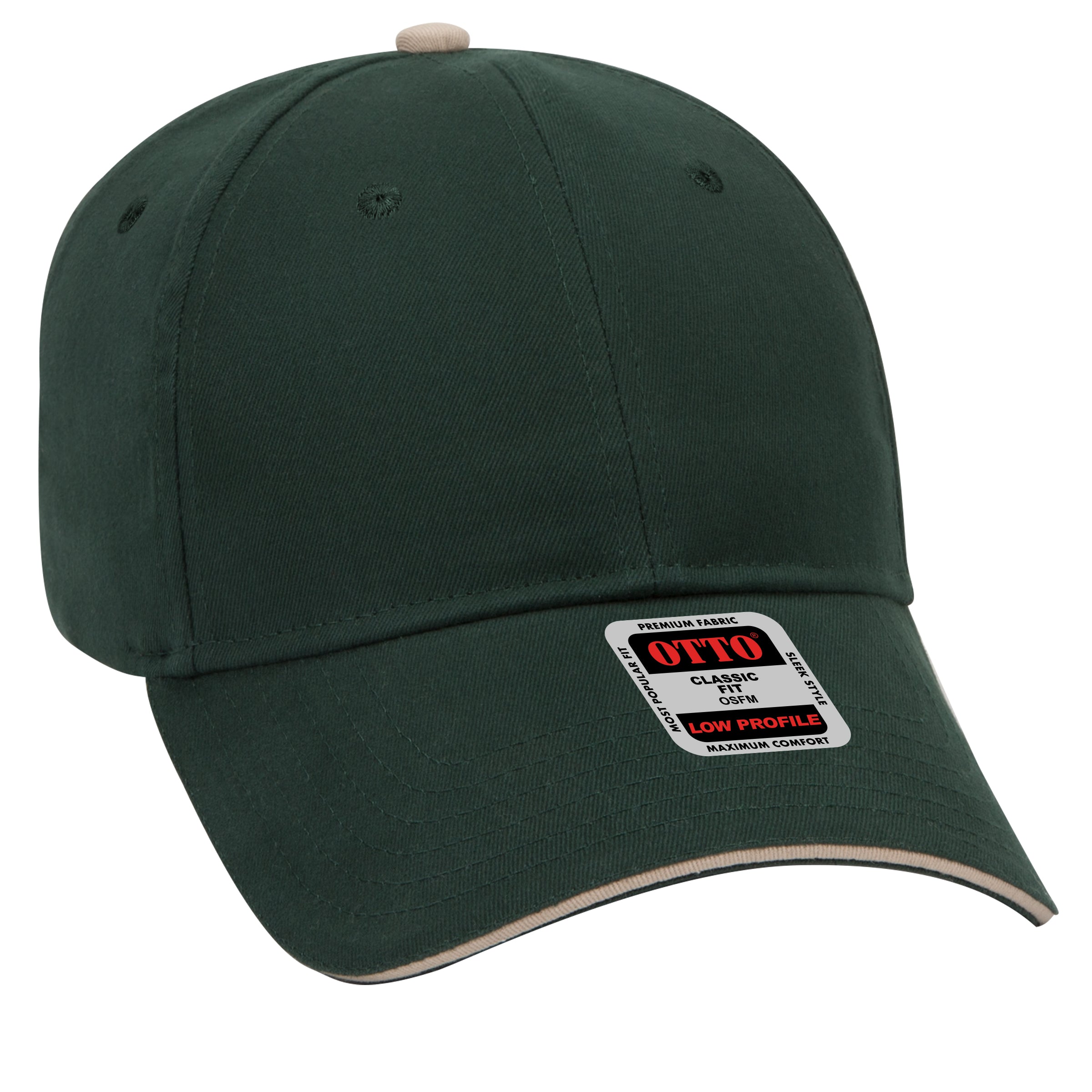 23-430 OTTO CAP 6 Panel Low Profile Baseball Cap
