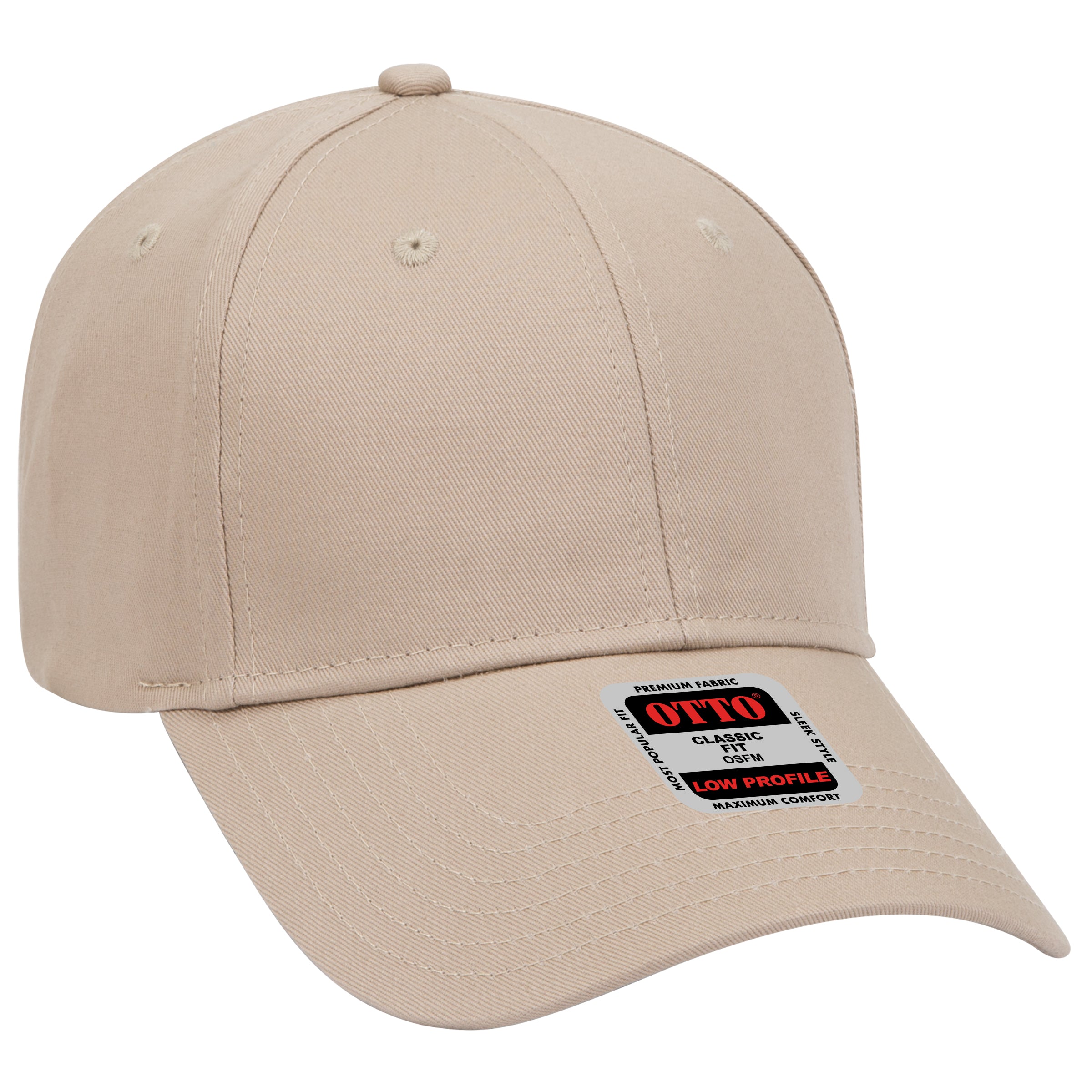 18-553 OTTO CAP 6 Panel Low Profile Baseball Cap