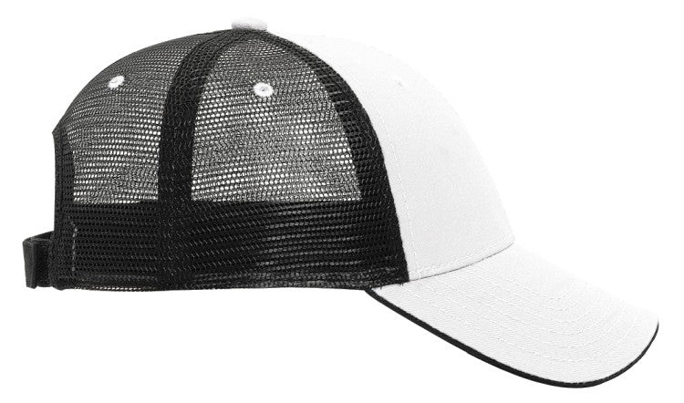 122-945 OTTO CAP 6 Panel Low Profile Mesh Back Trucker Hat