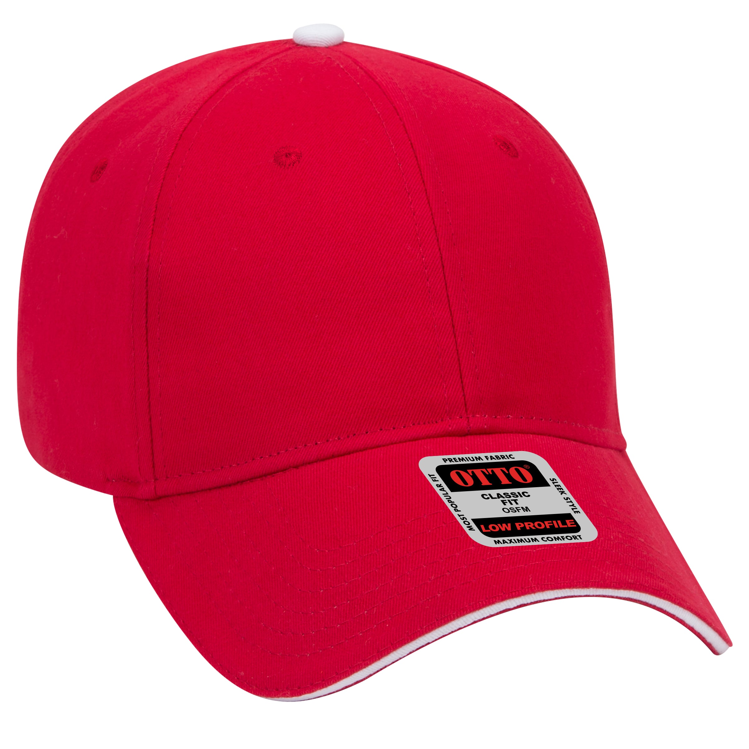 23-430 OTTO CAP 6 Panel Low Profile Baseball Cap