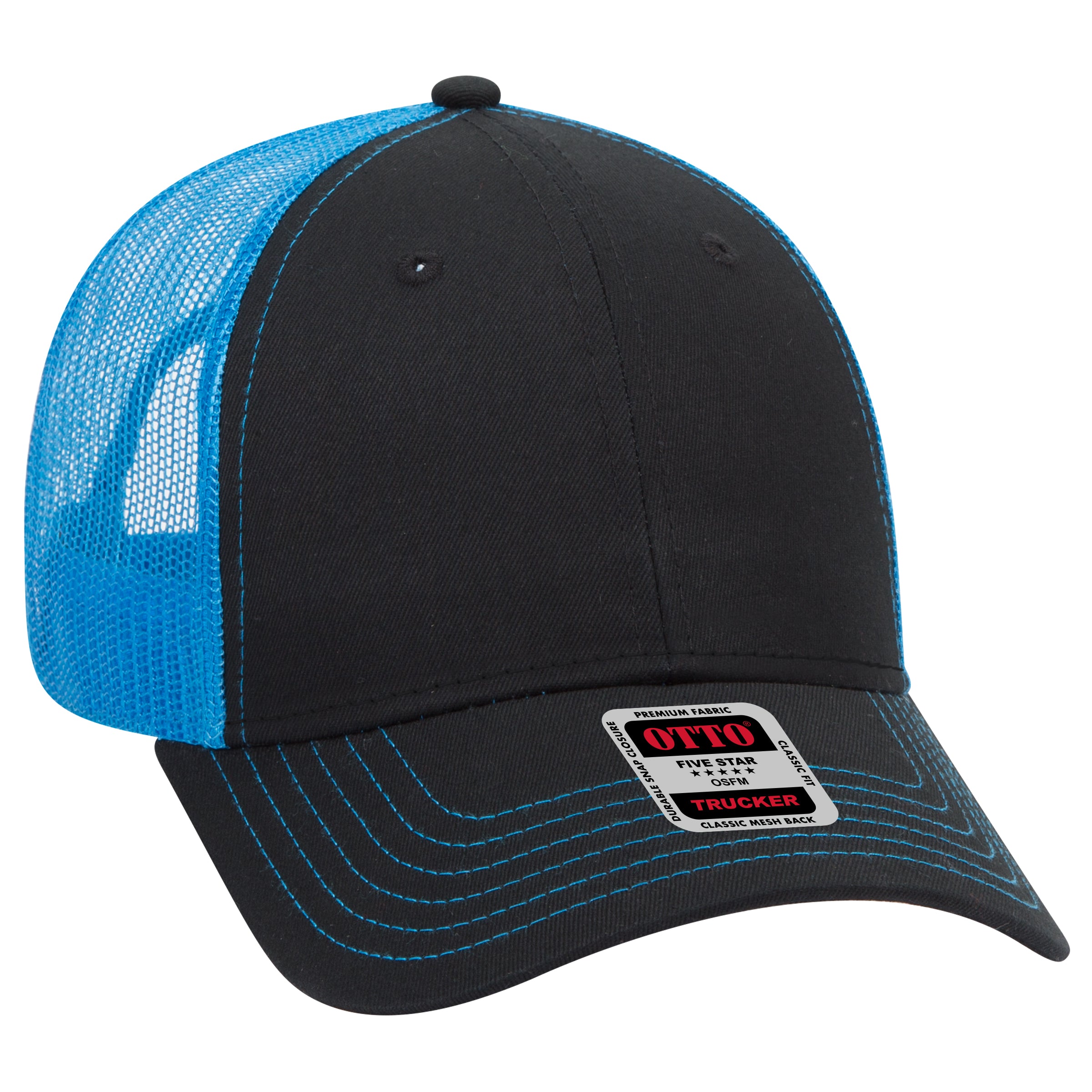 83-1239 OTTO CAP 6 Panel Low Profile Mesh Back Trucker Hat