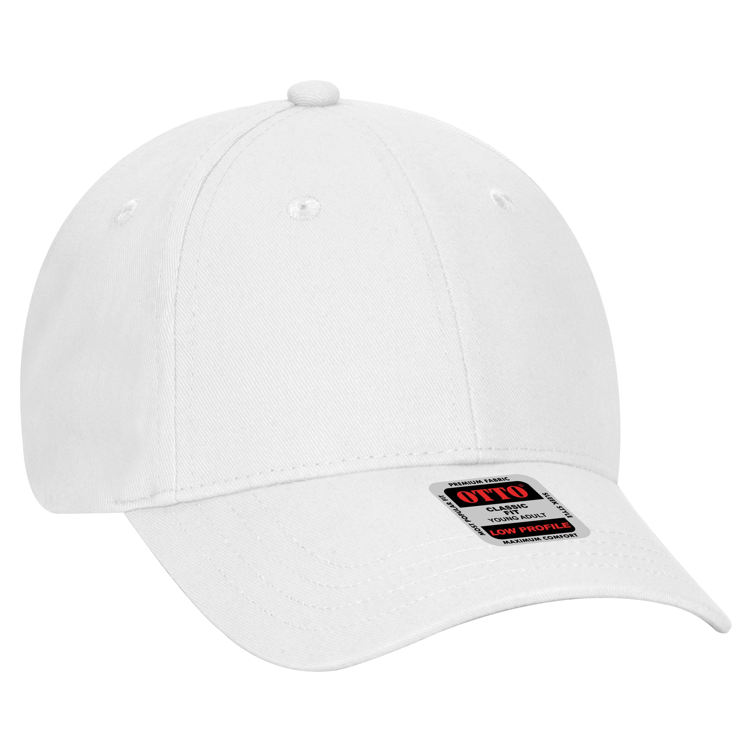 19-503 OTTO CAP 6 Panel Low Profile Baseball Cap