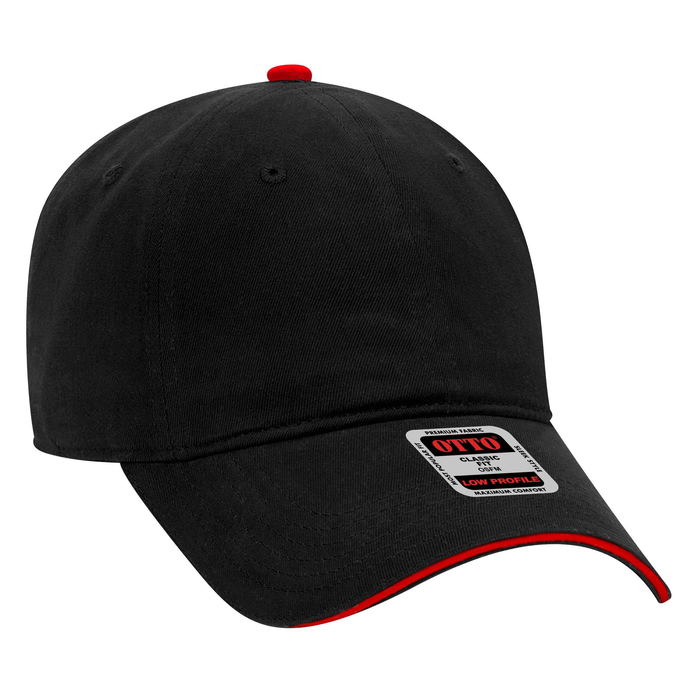 22-688 OTTO CAP 6 Panel Low Profile Baseball Cap