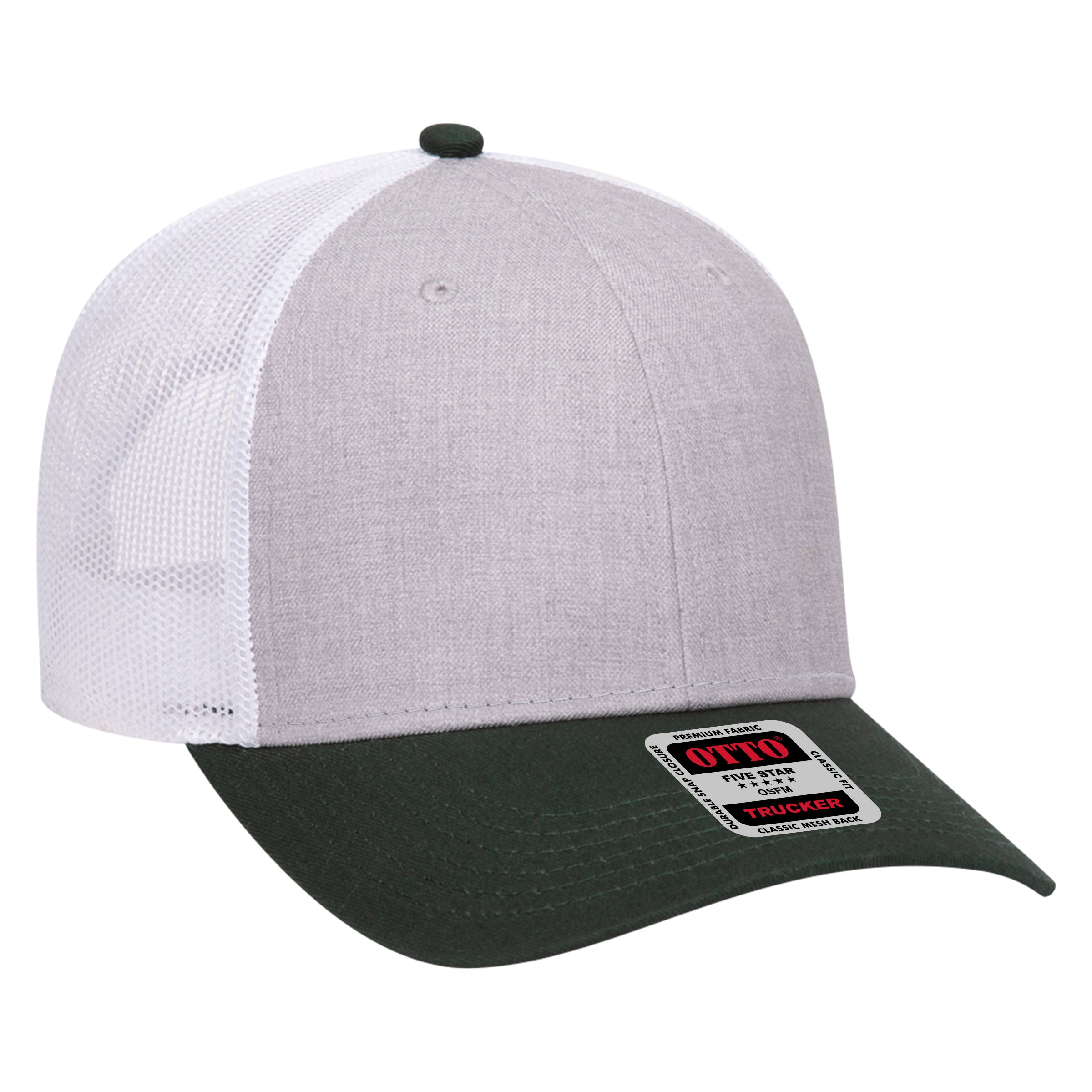 83-1239 OTTO CAP 6 Panel Low Profile Mesh Back Trucker Hat