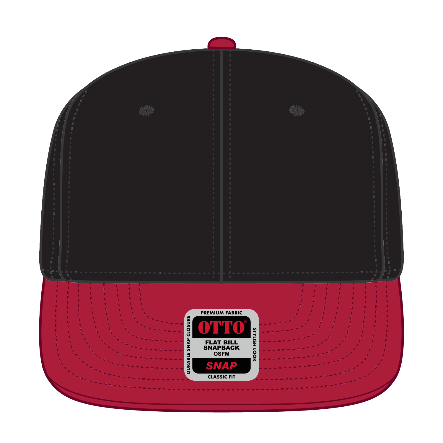 125-978 OTTO CAP "OTTO SNAP" 6 Panel Pro Style Snapback Hat