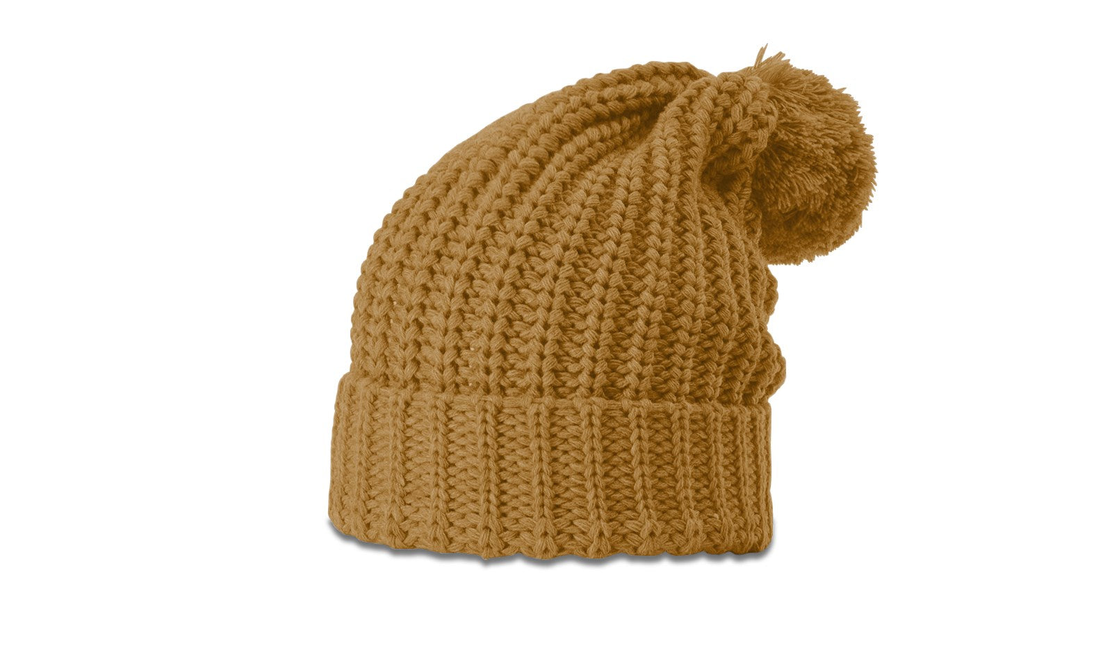 Richardson 143 Chunk Cable Beanie with Cuff &amp; Pom