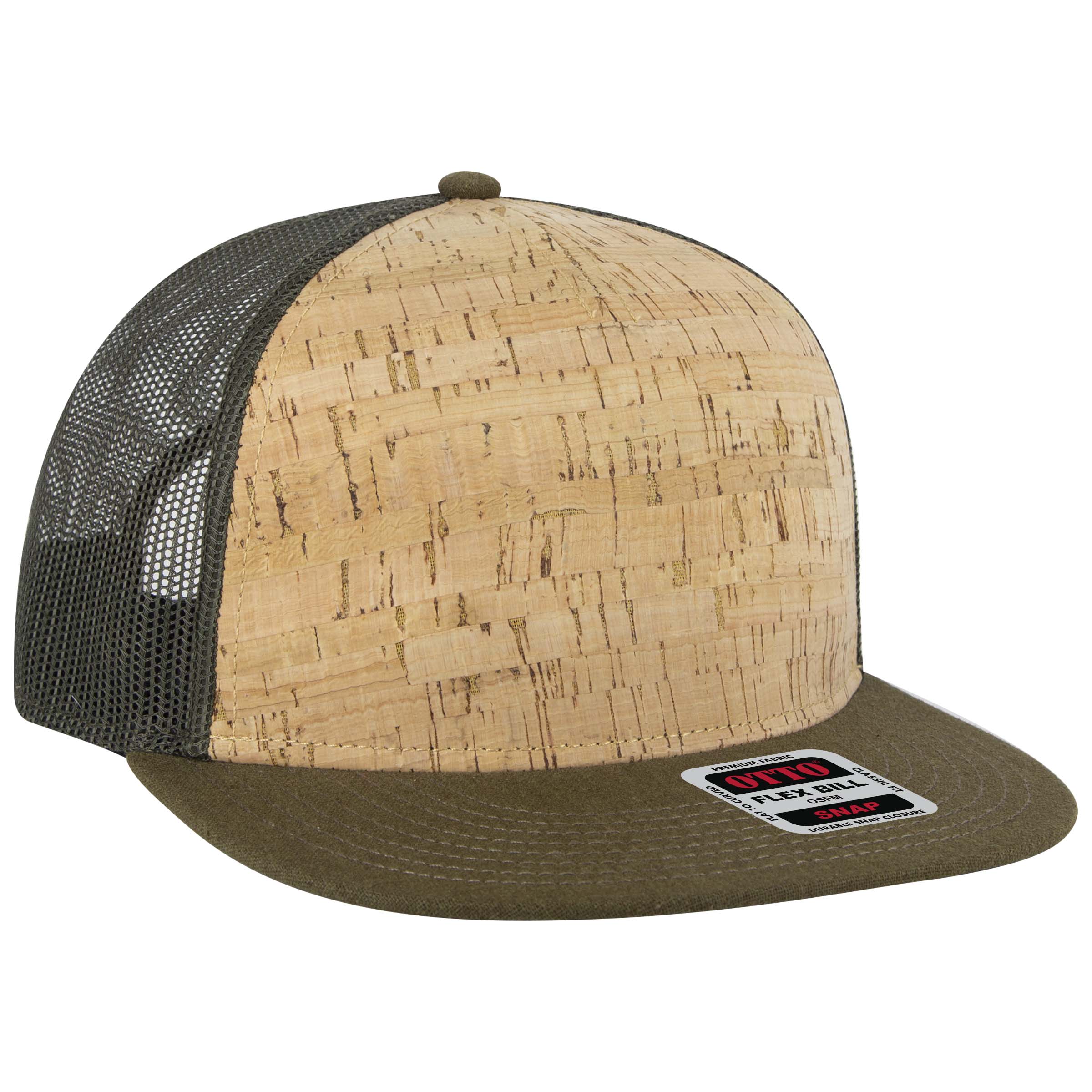 154-1174 OTTO CAP "OTTO SNAP" 5 Panel Pro Style Mesh Back Trucker Snapback Hat