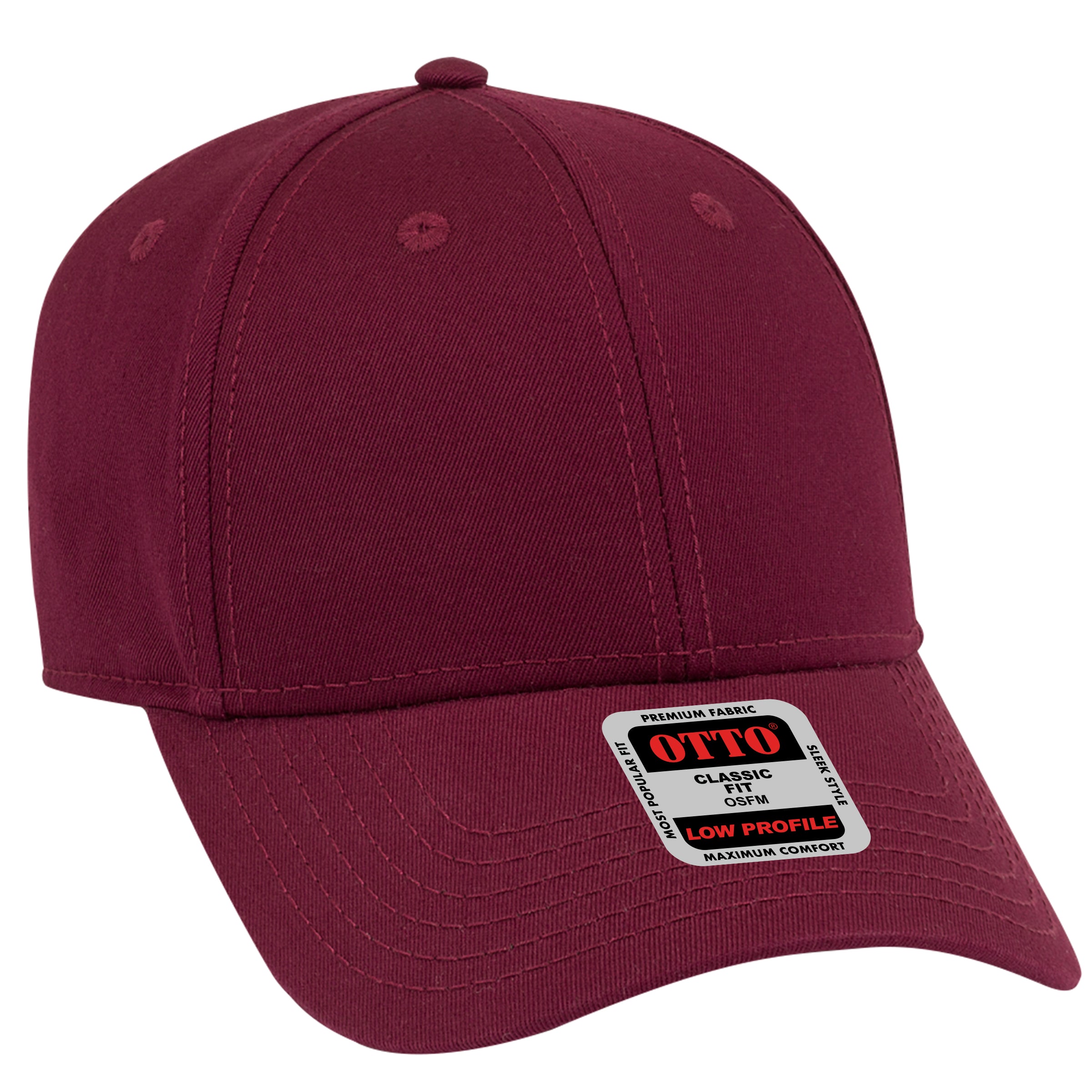 19-1203 OTTO CAP 6 Panel Low Profile Baseball Cap