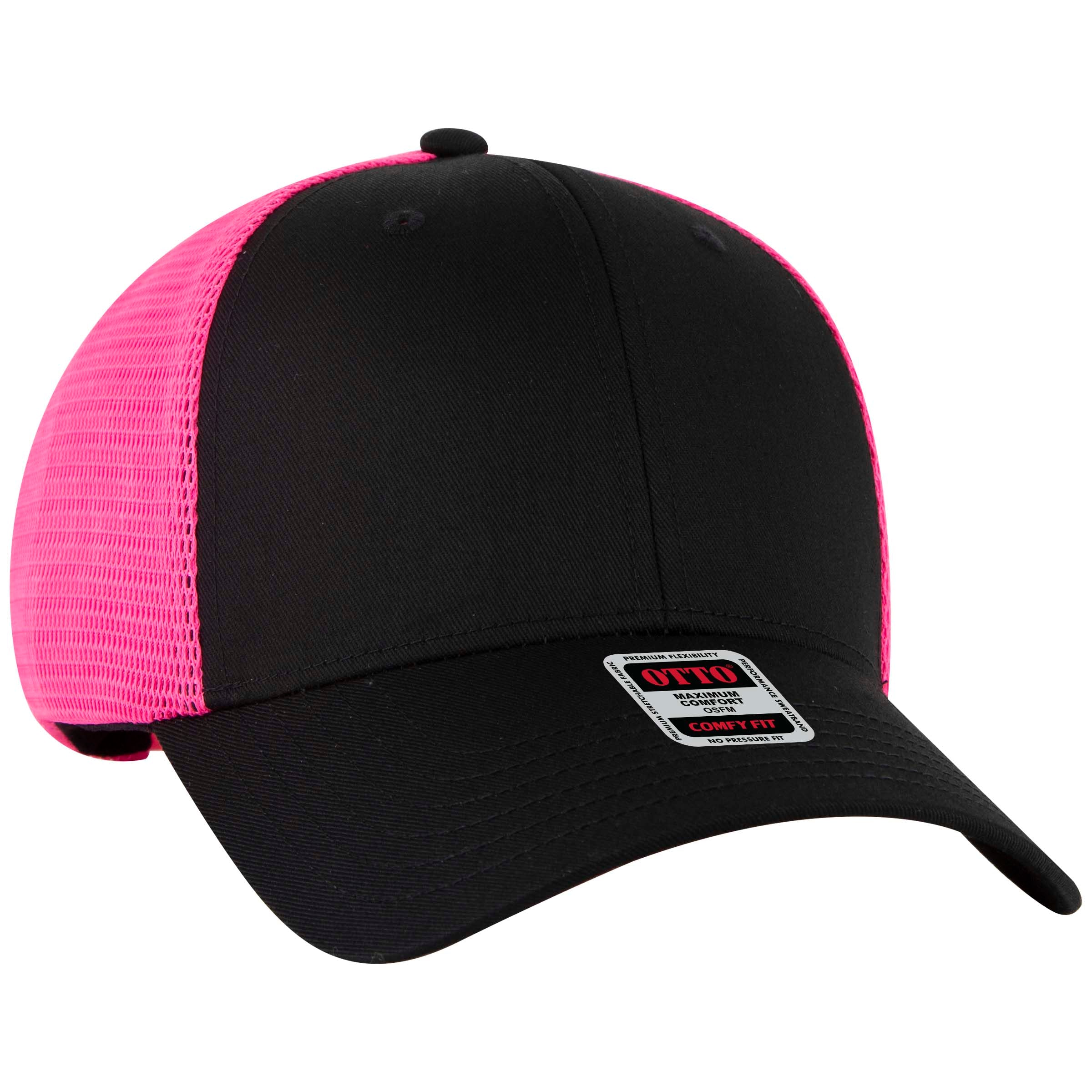 83-2 OTTO CAP "OTTO COMFY FIT" 6 Panel Low Profile Mesh Back Trucker Hat
