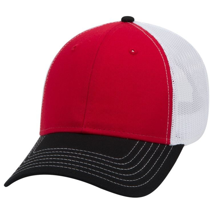 83-1239 OTTO CAP 6 Panel Low Profile Mesh Back Trucker Hat