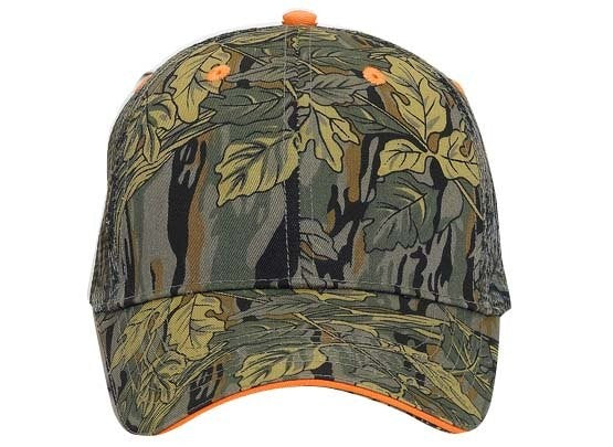 106-752 OTTO CAP Camouflage 6 Panel Low Profile Mesh Back Trucker Hat