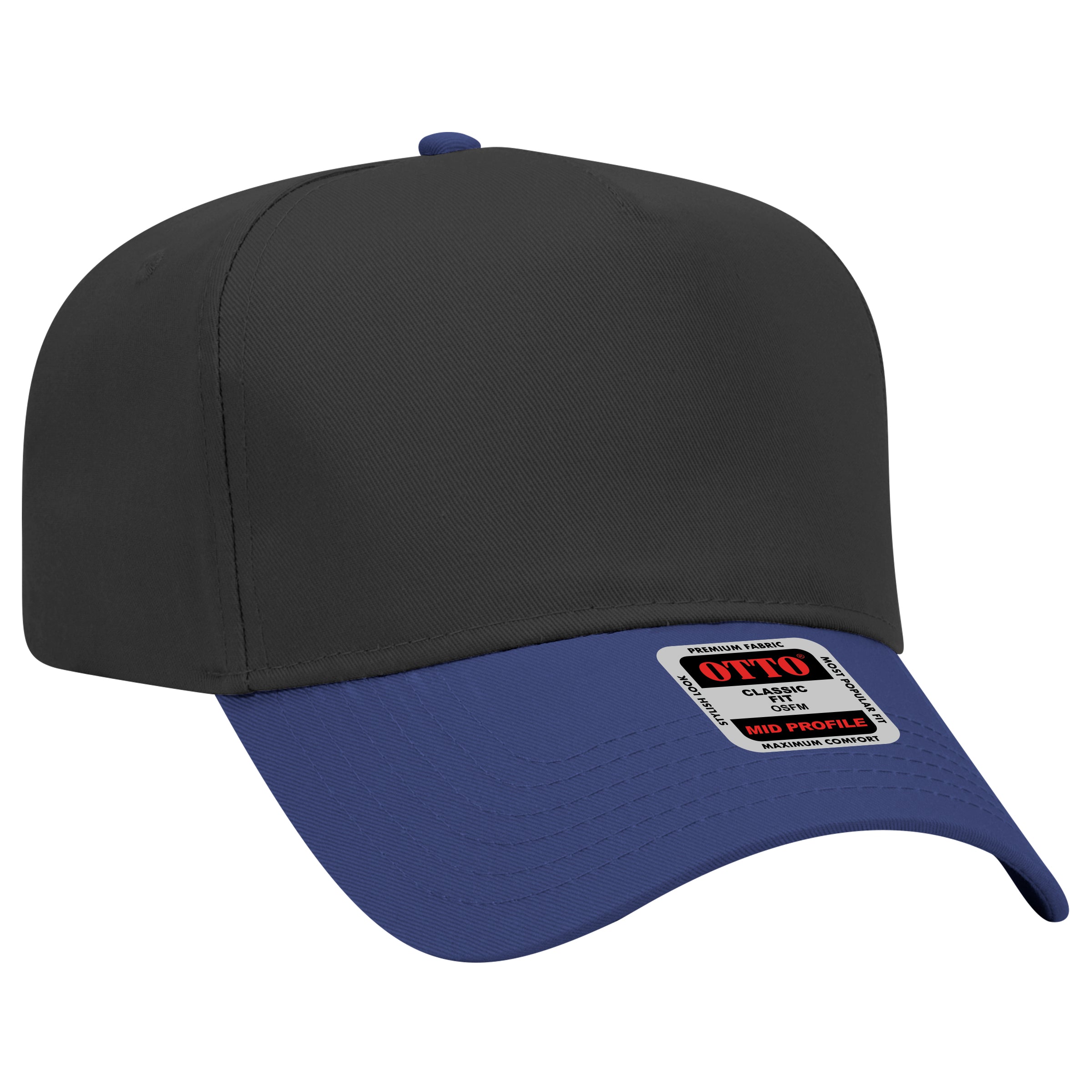 31-069 OTTO CAP 5 Panel Mid Profile Baseball Cap