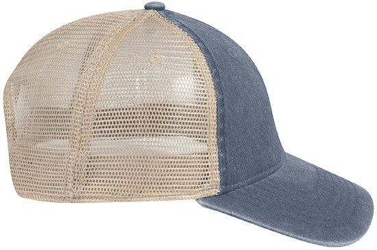 121-1202 OTTO CAP "OTTO COMFY FIT" 6 Panel Low Profile Mesh Back Trucker Hat