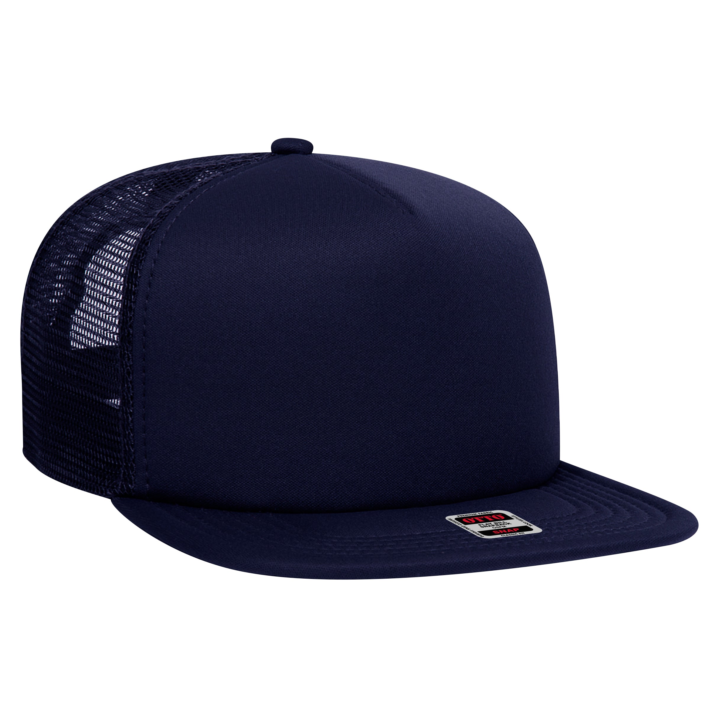 164-1190 OTTO CAP "OTTO SNAP" 5 Panel Mid Profile Mesh Back Trucker Snapback Hat