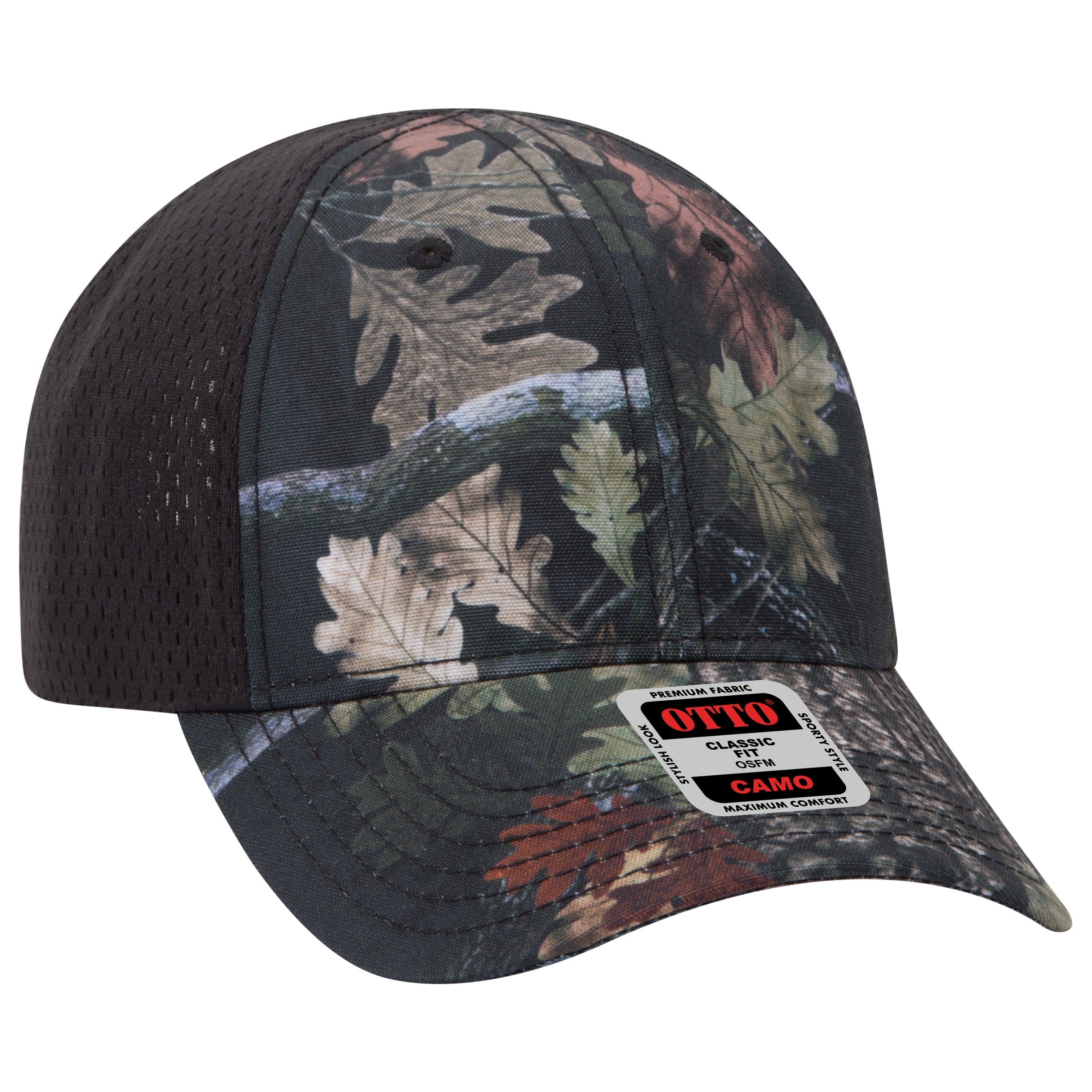 103-1243 OTTO CAP Camouflage 6 Panel Low Profile Baseball Cap