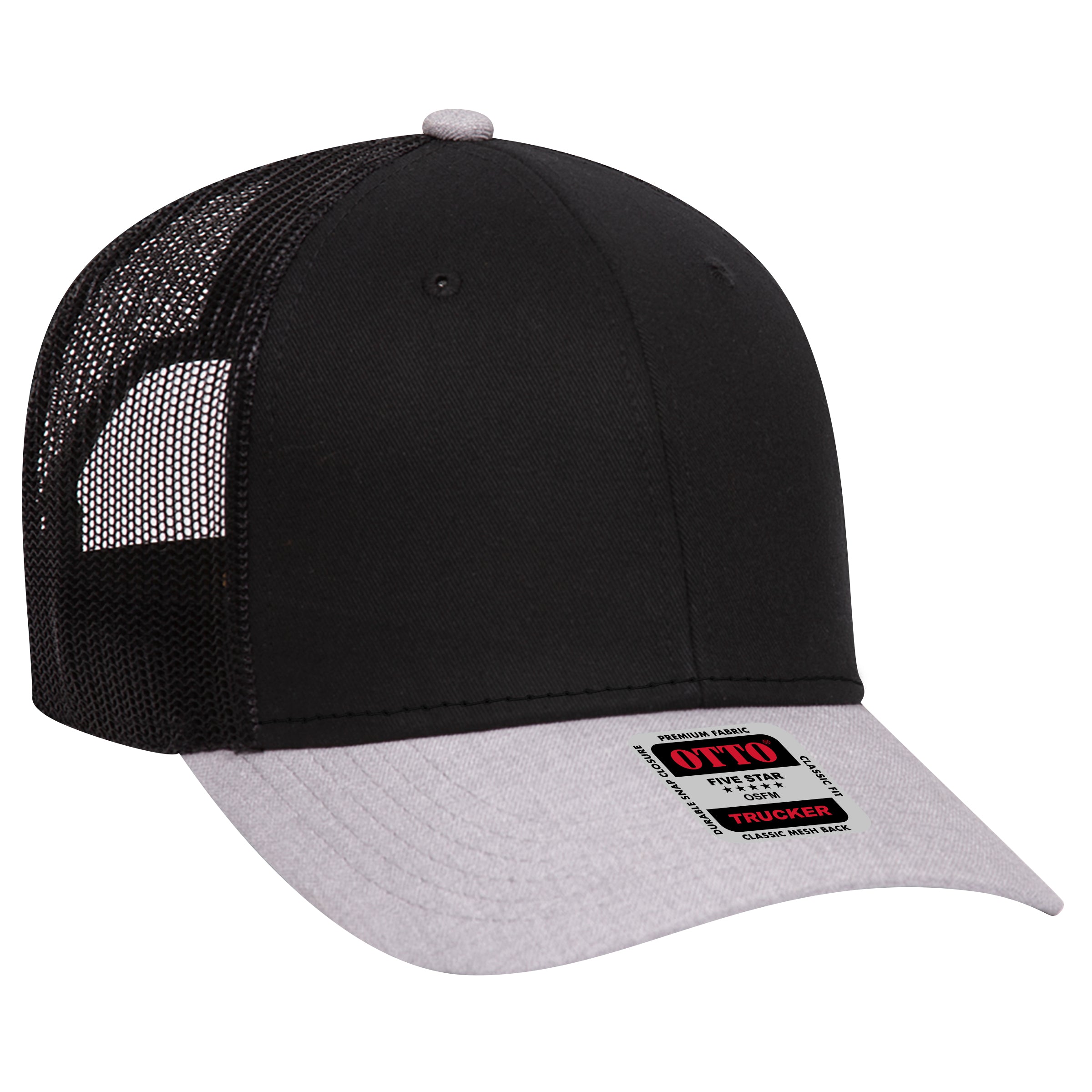83-1239 OTTO CAP 6 Panel Low Profile Mesh Back Trucker Hat