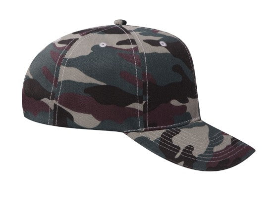 44-051 OTTO CAP Camouflage 6 Panel Mid Profile Baseball Cap