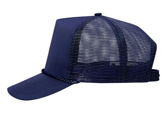 39-071 OTTO CAP 5 Panel Mid Profile Mesh Back Trucker Hat